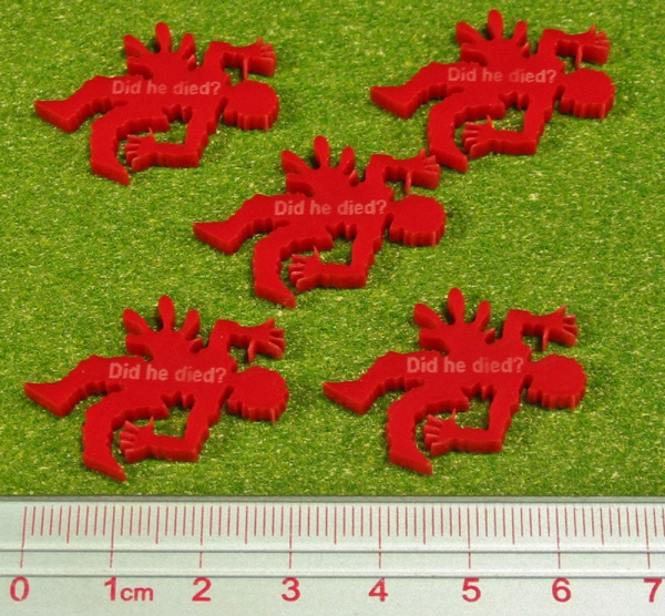 Did He Died? Tokens, Red  (5)