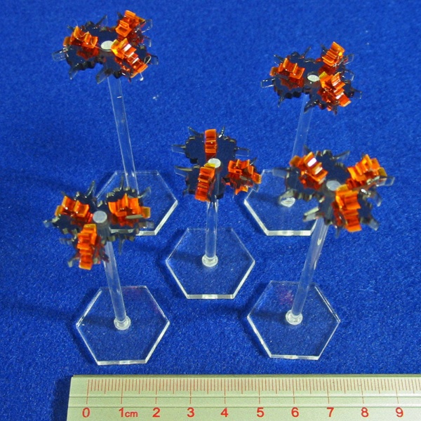 Naval Mini Flak Markers (5) - SPECIAL ORDER!