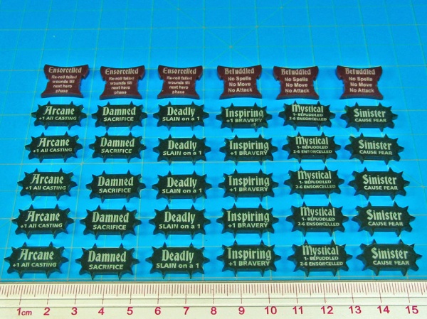 Mysterious Terrain Token Set, AoS: 1st Ed, Multi-Colored (36)