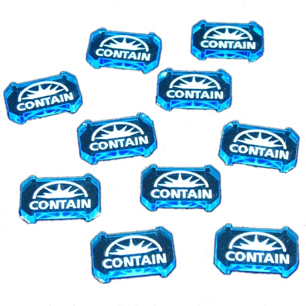 SW: Armada Contain Defense Tokens, Fluorescent Blue (10) - SPECIAL ORDER!