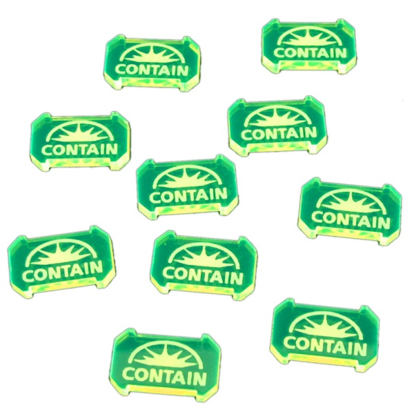 SW: Armada Contain Defense Tokens, Fluorescent Green (10) - SPECIAL ORDER!