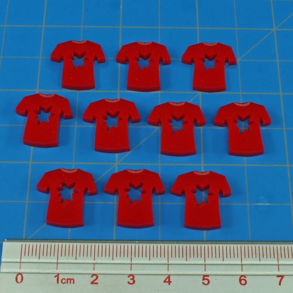 Red Shirt, Damage Tokens (10)