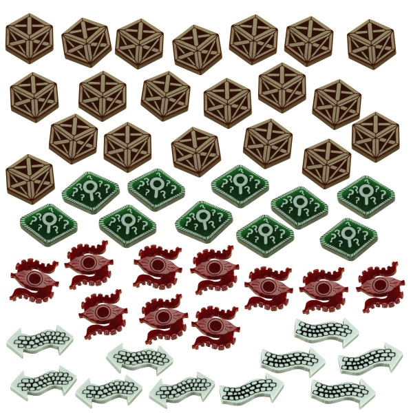 Horror Card Game Adventure Token Set, Multi-Color (50) - SPECIAL ORDER!