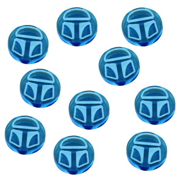 SW: Destiny Shield Tokens, Fluorescent Blue (10) - SPECIAL ORDER!