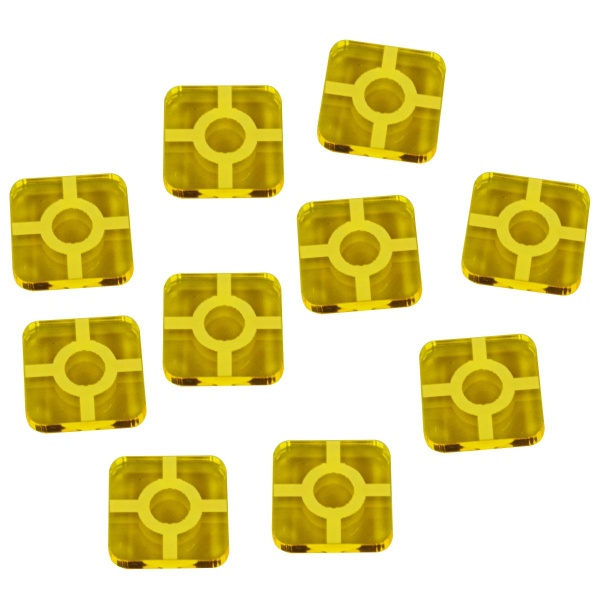 SW: Destiny Resource Tokens, Transparent Yellow (10) - SPECIAL ORDER!