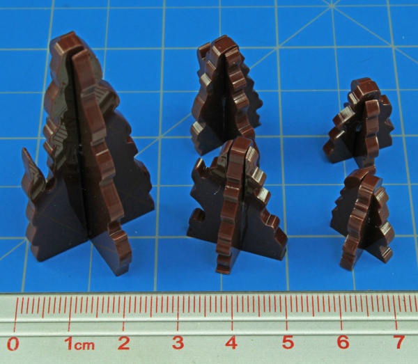 Stalagmite Terrain Marker Set, Brown (5) - SPECIAL ORDER!