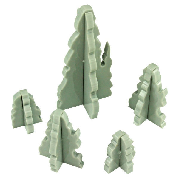 Stalagmite Terrain Marker Set, Grey (5)