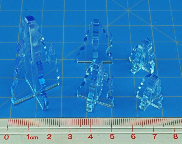 Stalagmite Terrain Marker Set, Transparent Light Blue  (5) - SPECIAL ORDER!