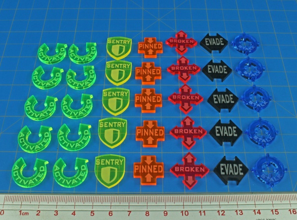 WZ: Resurrection Game Token Set, Multi-Color (35) - SPECIAL ORDER!