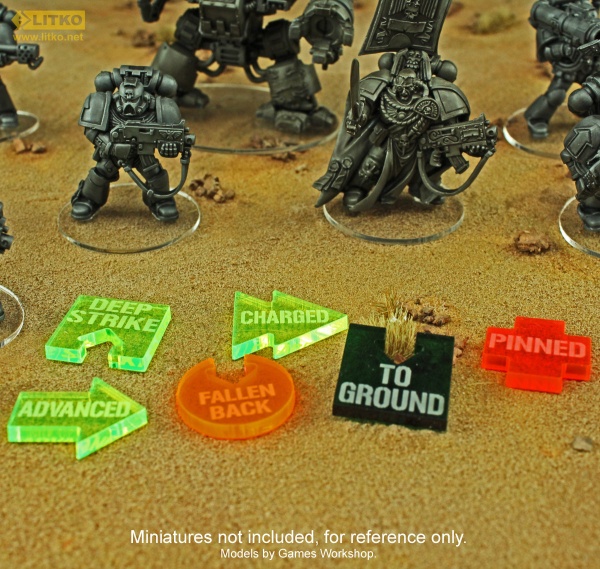 WHv8: Command Token Set, Multi-Color (30) - SPECIAL ORDER!