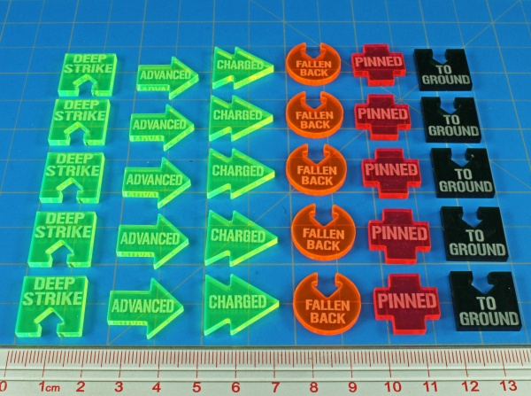 WHv8: Command Token Set, Multi-Color (30) - SPECIAL ORDER!