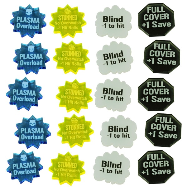 WHv8: Combat Effects Token Set, Multi-Color (20) - SPECIAL ORDER!