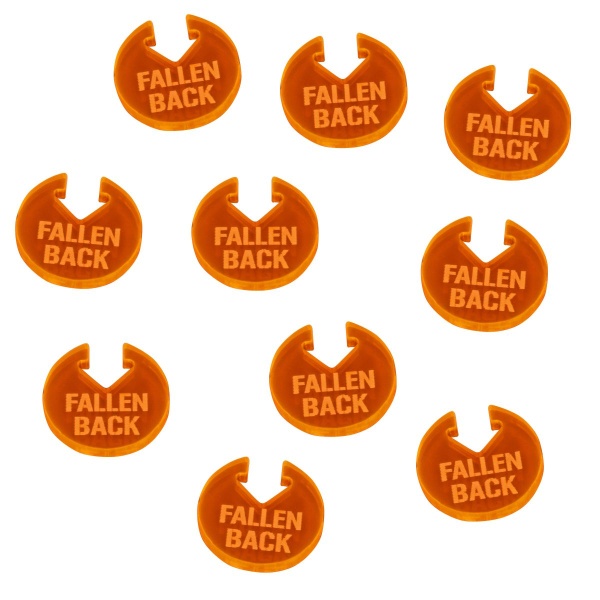 WHv8: Fallen Back Tokens, Fluorescent Orange (10) - SPECIAL ORDER!