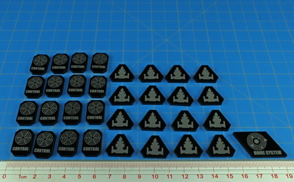 Command & Control Token Set, TI:4, Black (33) - SPECIAL ORDER!