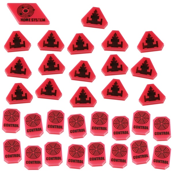 Command & Control Token Set, TI:4 Expansion, Pink (33) - SPECIAL ORDER!