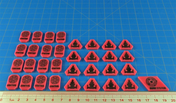 Command & Control Token Set, TI:4 Expansion, Pink (33) - SPECIAL ORDER!