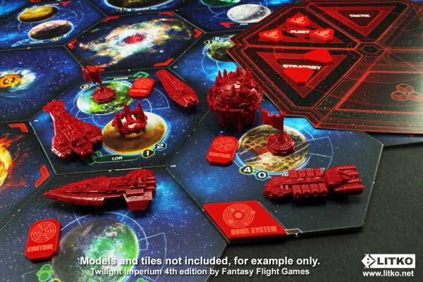 Command & Control Token Set, TI:4, Red (33) - SPECIAL ORDER!