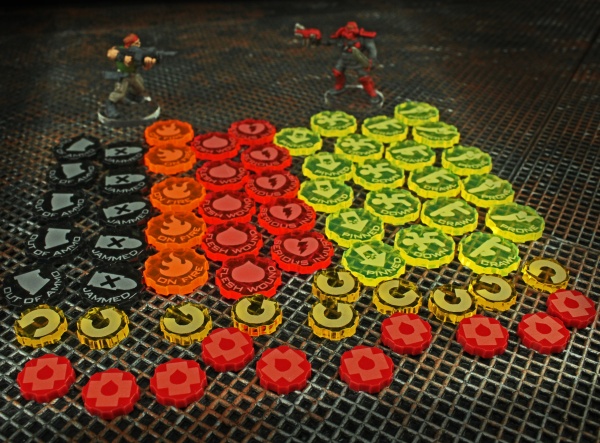 Hive City Combat Token Set, Multi-Colored (65) - SPECIAL ORDER!