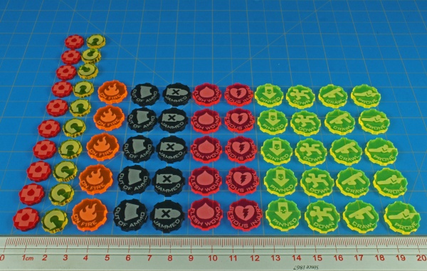 Hive City Combat Token Set, Multi-Colored (65) - SPECIAL ORDER!