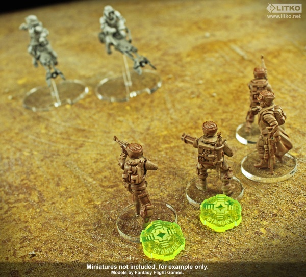 Standby Tokens, SW: Legion, Fluorescent Green (10) - SPECIAL ORDER!