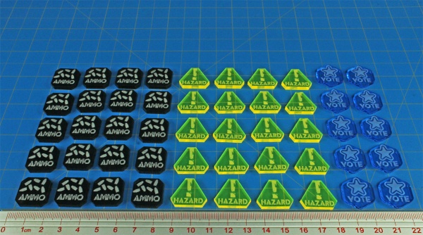 Gaslands Token Set, Multi-Colored (50) - SPECIAL ORDER!