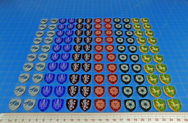 Power Tokens, GoT Board Game, Multi-Color (120) - SPECIAL ORDER!