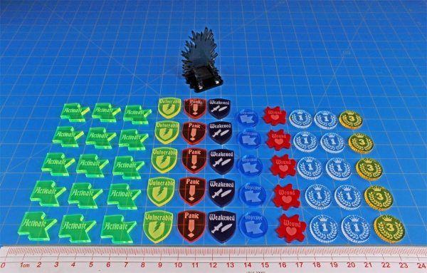 Token Upgrade Set, Ice & Fire Tabletop Miniatures Game, Multi-Color (56) - SPECIAL ORDER!