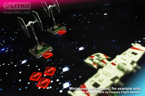 Space Fighter 2nd Ed Strain Tokens, Fluorescent Pink (10) - SPECIAL ORDER!