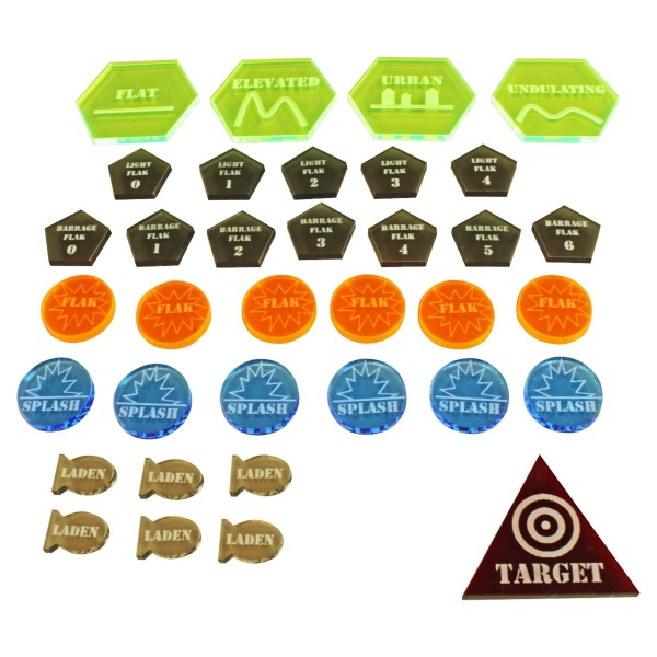 Air Strike Token Set compatible with BRS, Multi-Color (35) - SPECIAL ORDER!