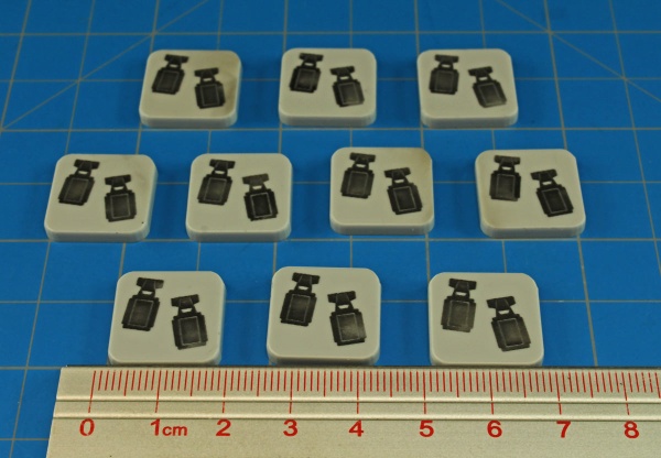 Axis Truck Ground Target Tokens Compatible with BRS, Grey (10) - SPECIAL ORDER!