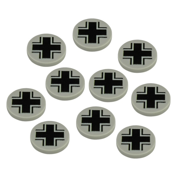 Premium Printed WWII Faction Tokens, German Luftwaffe (10) - SPECIAL ORDER!