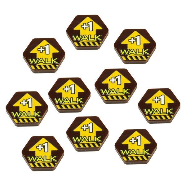 Premium Printed Mecha Walk +1 Movement Tokens (10) - SPECIAL ORDER!