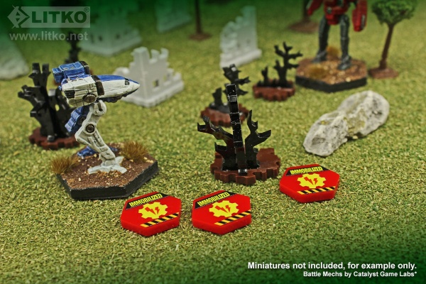 Premium Printed Mecha Immobilized Tokens (10) - SPECIAL ORDER!