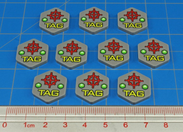 Premium Printed Mecha Target Acquisition Gear Tokens (10) - SPECIAL ORDER!