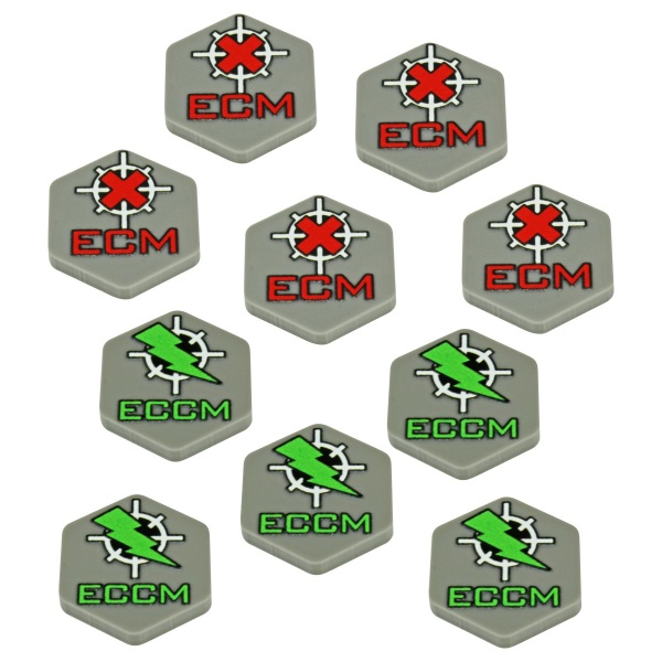 Premium Printed Mecha Electronic Countermeasures Token Set (10) - SPECIAL ORDER!