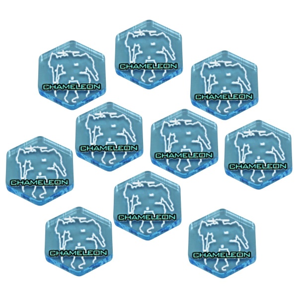 Premium Printed Mecha Chameleon Light Polarization System Tokens (10) - SPECIAL ORDER!