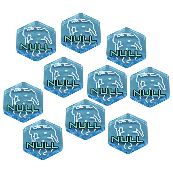 Premium Printed Mecha Null Signature System Tokens (10) - SPECIAL ORDER!