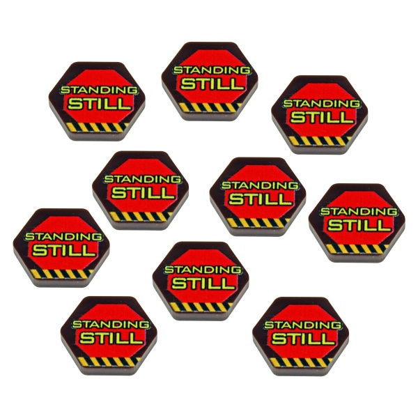 Premium Printed Mecha Standing Still Position Tokens (10) - SPECIAL ORDER!