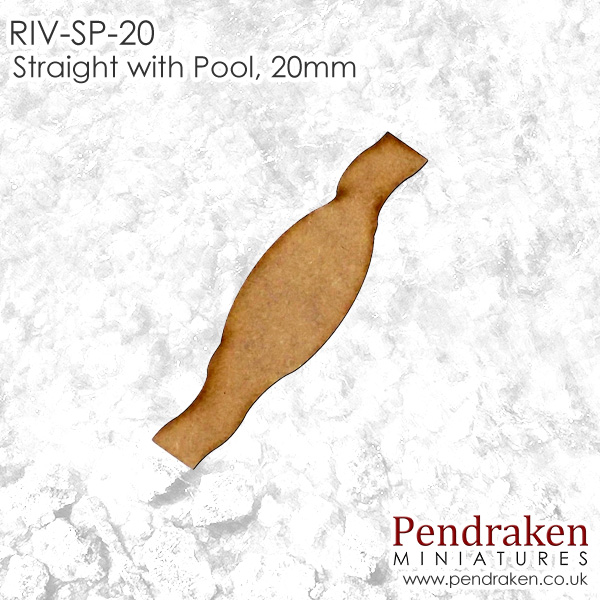 Straight with pool, 20-40x150mm