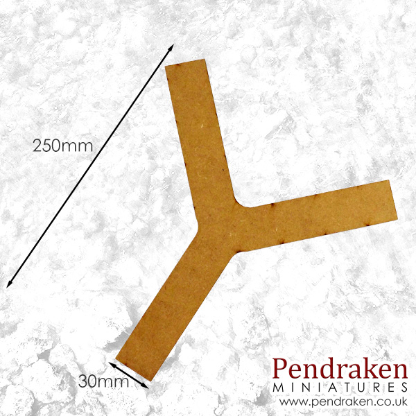 Y-junction, 30x250mm