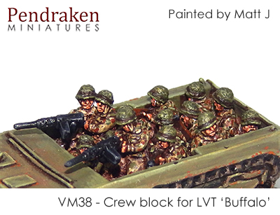 Crew block for LVT 'Buffalo'