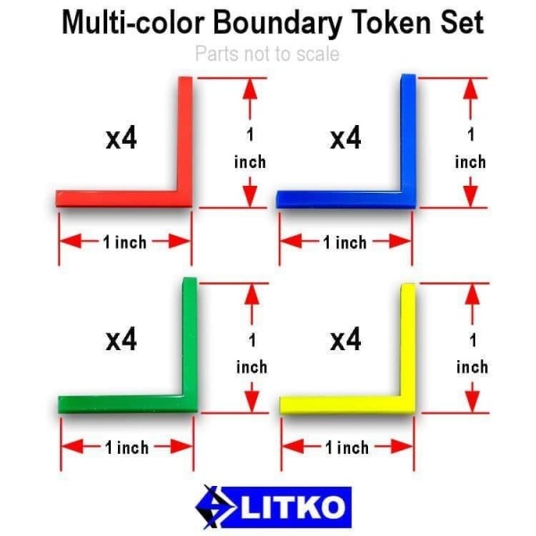 Boundary Token Set, Multi-color  (16)