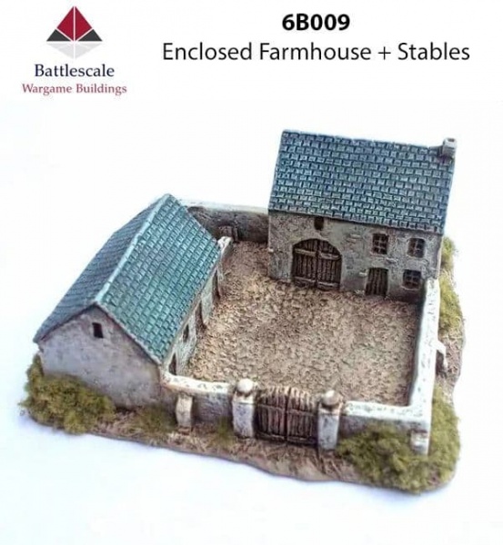 Enclosed Farmhouse + Stables