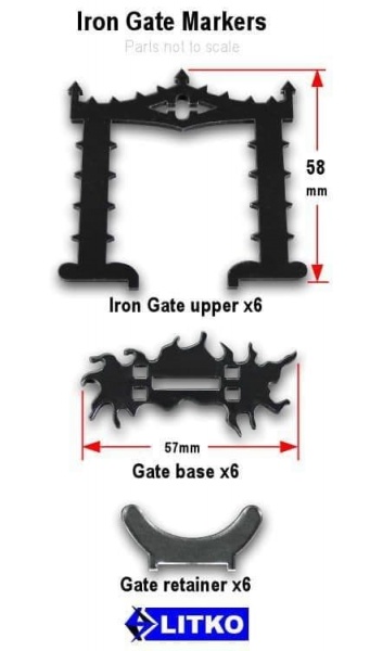 Iron Gate Markers (6)