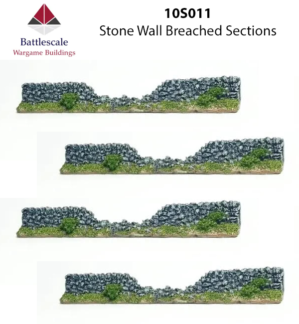 Stone Wall Breached Sections