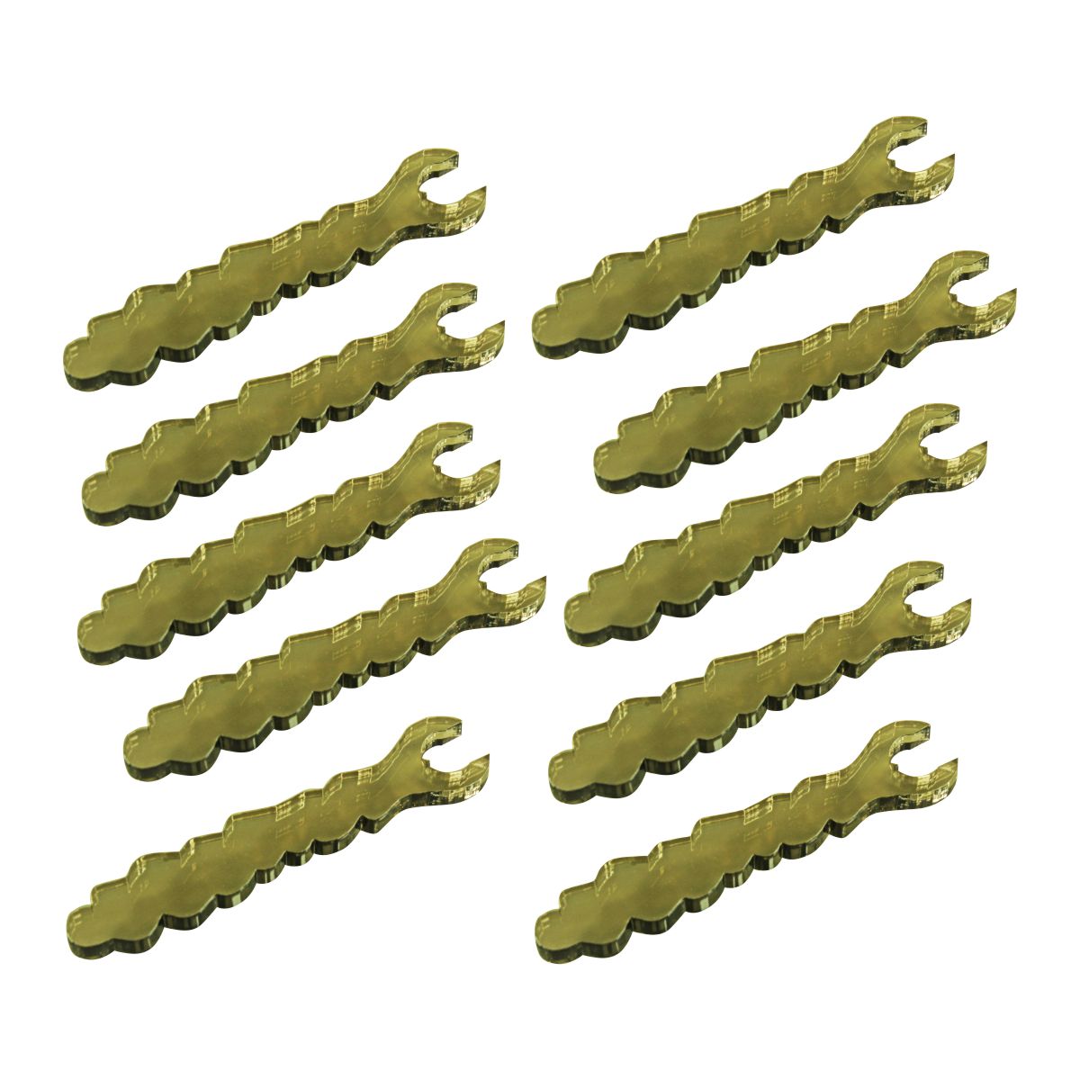 Smoke Indicators Clips, WoG Stackable Pegs, Transparent Bronze (10) - SPECIAL ORDER!