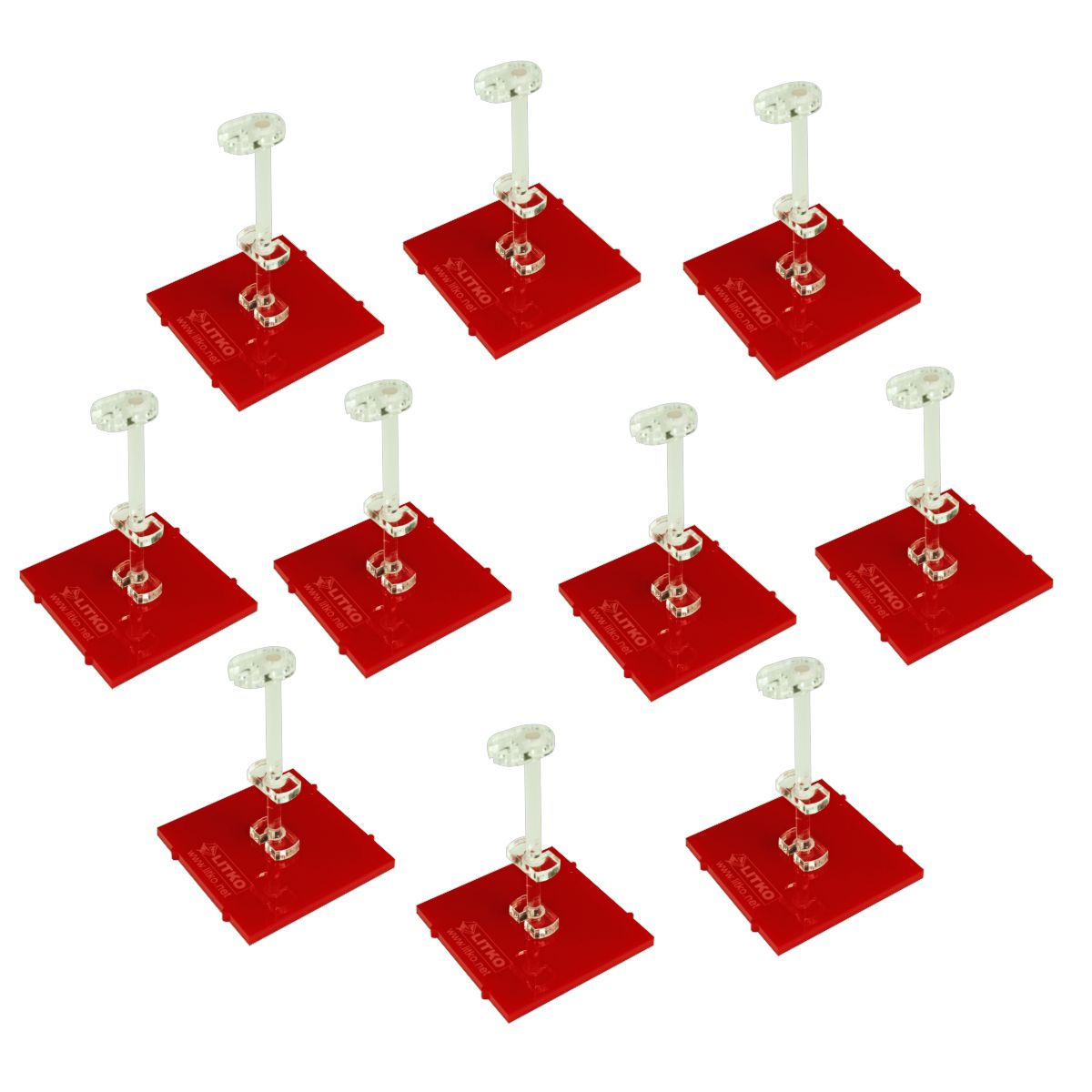 Space Fighter Deluxe Flight Stand (Standard Ship), Red (10) - SPECIAL ORDER!