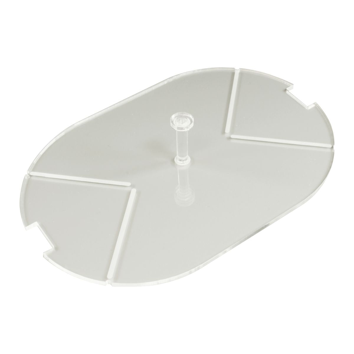 100x150mm Notched Pill Tank HD Flight Stand, SW: Legion, 3mm Clear - SPECIAL ORDER!