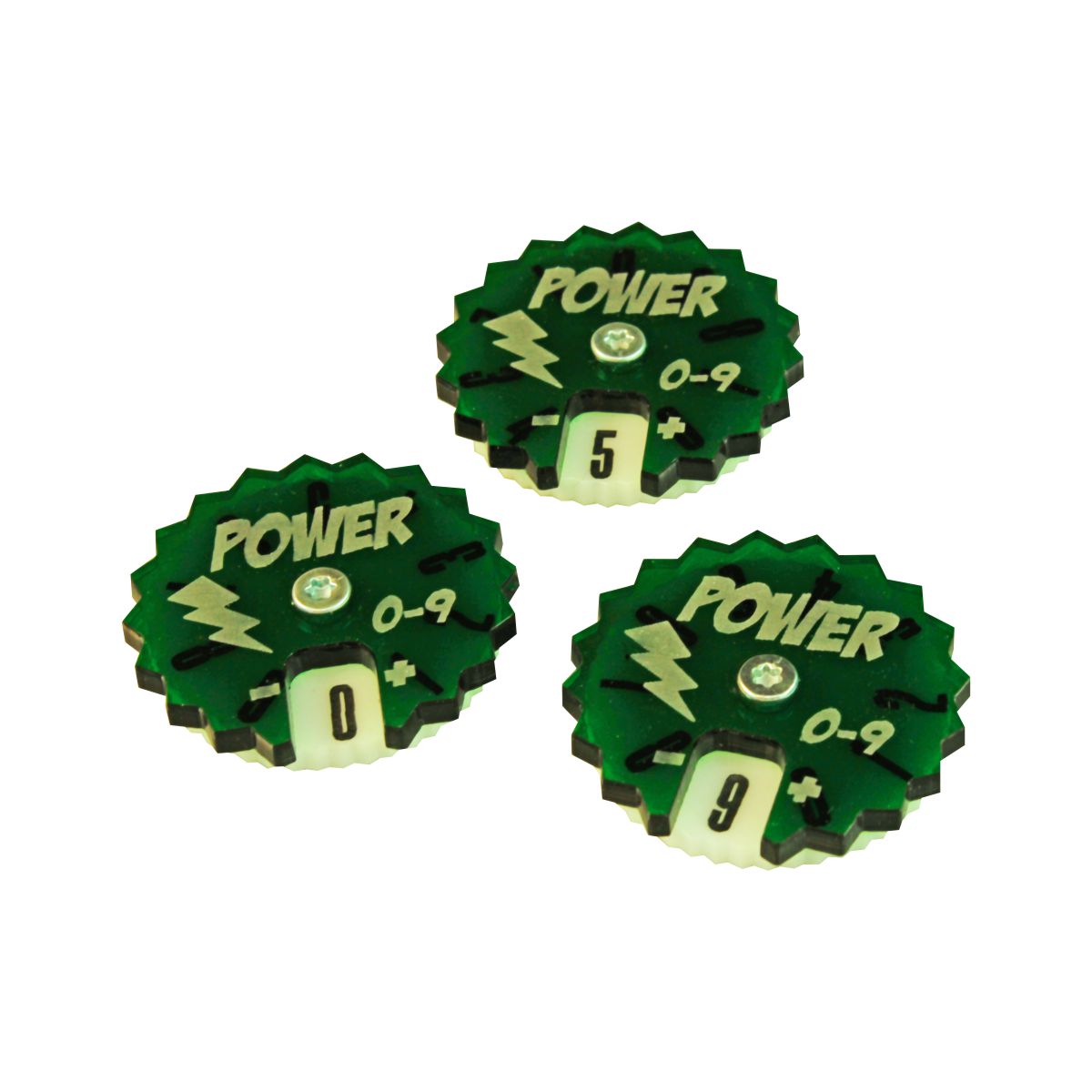 Power Dial, Crisis Protocol, Translucent Green (3) - SPECIAL ORDER!