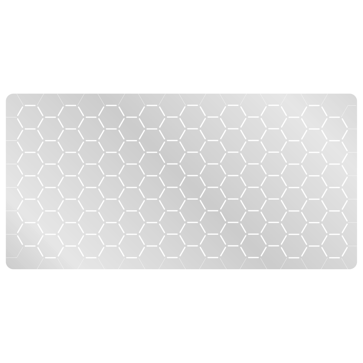 1.5'' Hex Grid Stencil, Edge Pattern - SPECIAL ORDER!